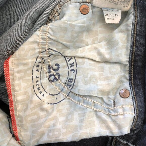 Marc by Marc Jacobs Lola Crop Skinny Jeans Size 28 Dark Wash Stretch - Picture 8 of 8